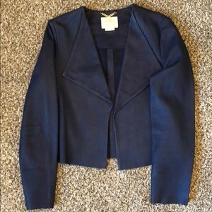 Kate Spade draped leather jacket